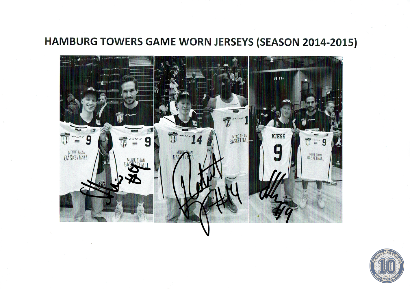 2014–15 Hamburg Towers Post-Game Jersey Exchange Documentation – Steffen Kiese and Robert Ferguson