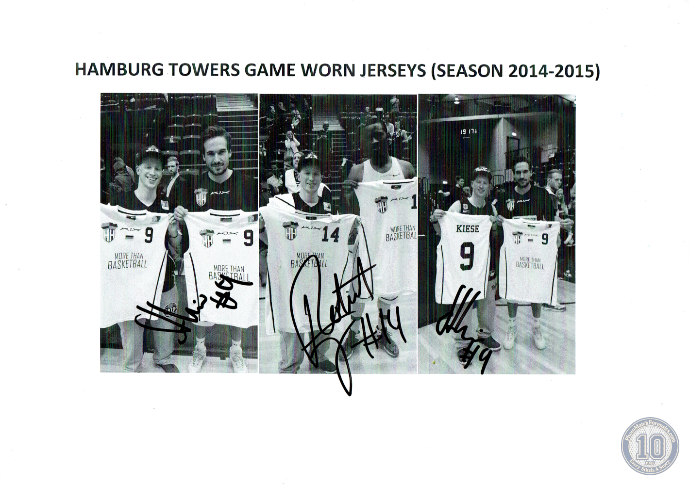 2014–15 Hamburg Towers Post-Game Jersey Exchange Documentation – Steffen Kiese and Robert Ferguson